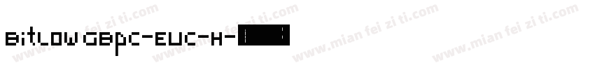 BitLow GBpc-EUC-H字体转换
